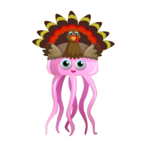 Cute Turkeyhat Jellyfish